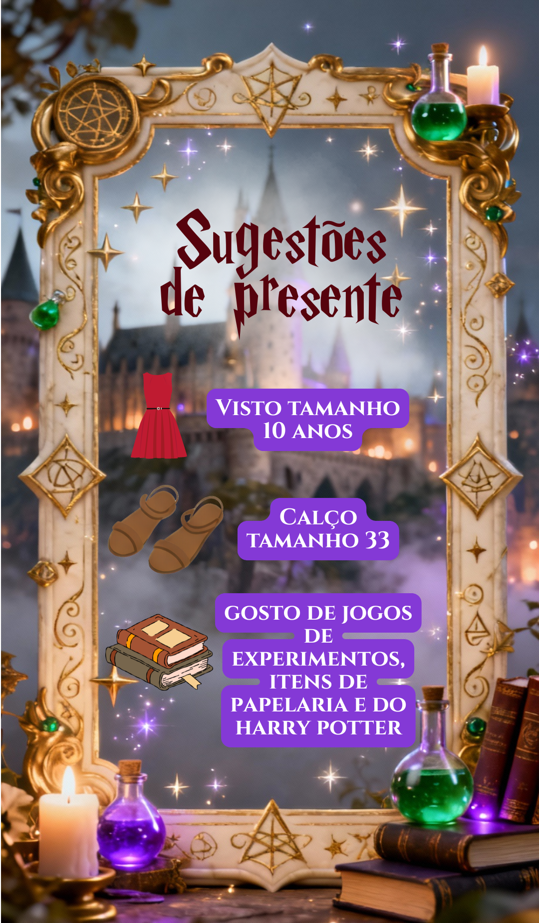 Sugestões de presente