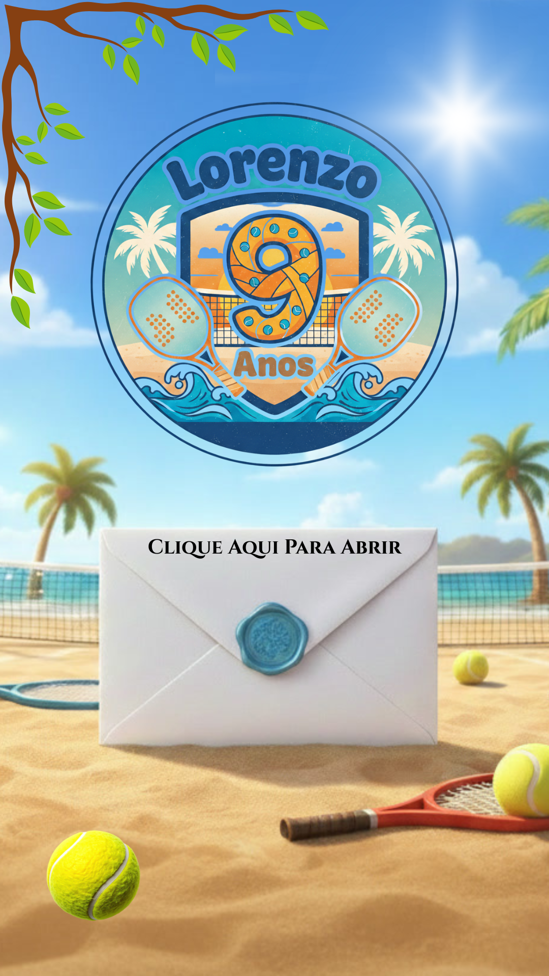 Capa do convite